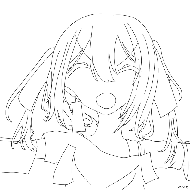 七夕🎋✨　線画