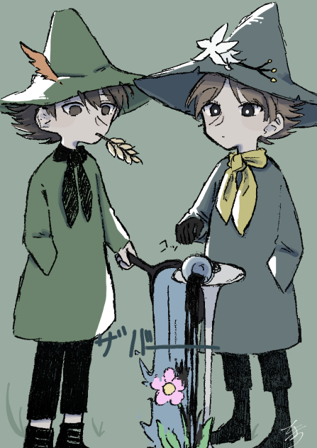 水やりが独特な2人