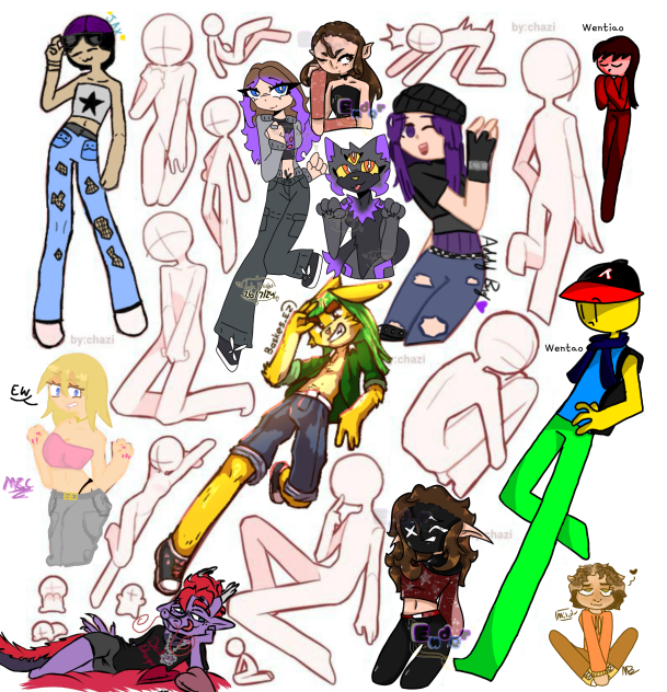 COLLAB POSE - ibisPaint