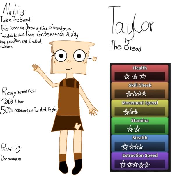 Dandy's World OC - Taylor!!!