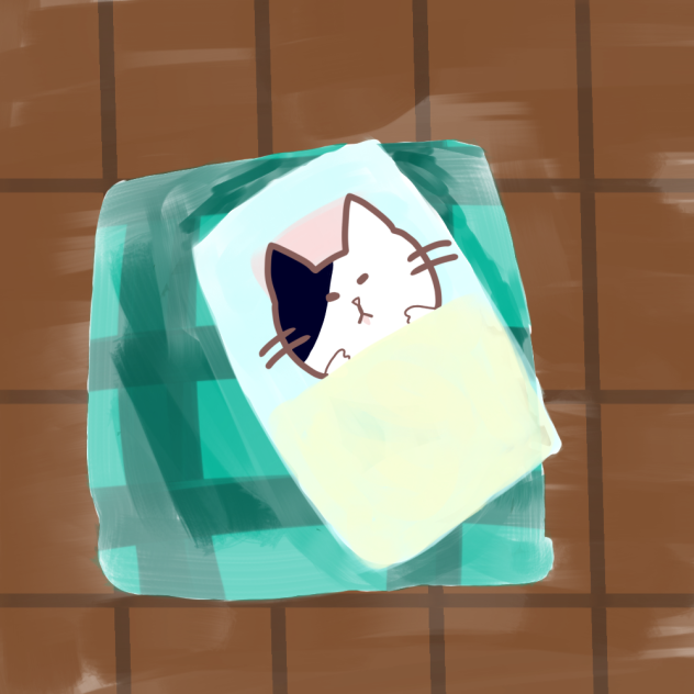 寝る猫