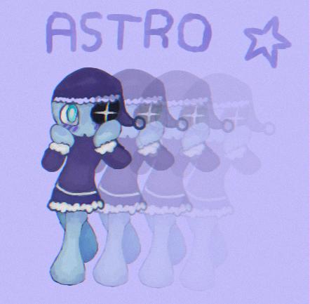 Drawing Astro at midnight and posting it