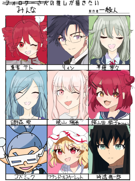 みんなの推しが描きたい！