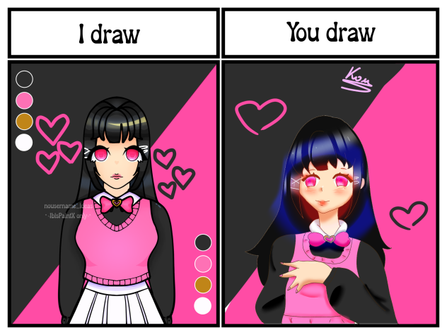 I draw u draw collab - ibisPaint