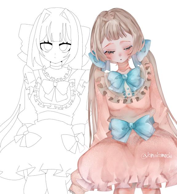 塗り絵合作しよ！