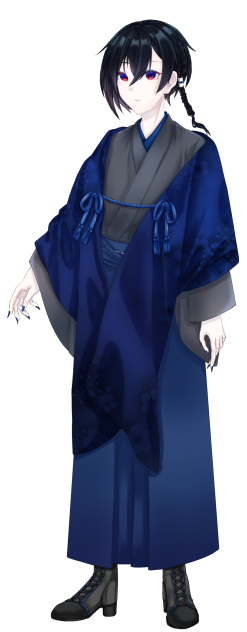 着物男子　立ち絵風