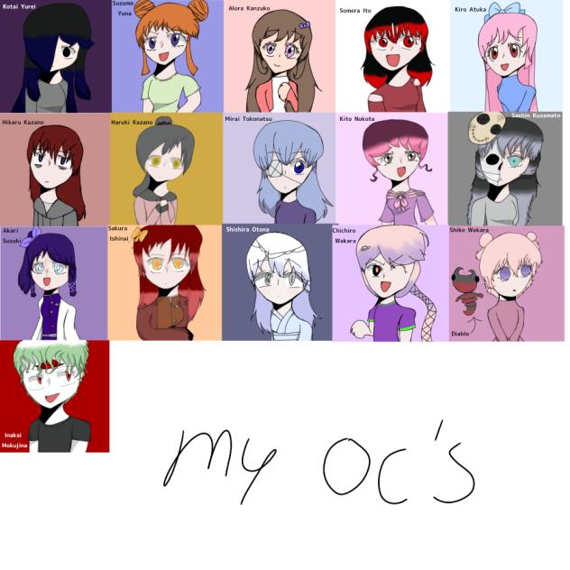 My oc's