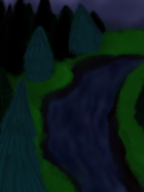 landscape concept art - ibisPaint
