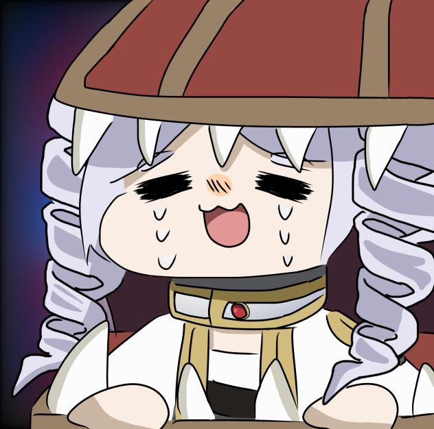 縦ロールになっちゃった…