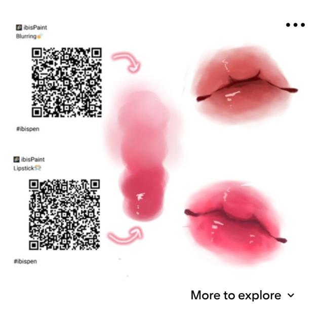 Lipstick and blurring brush