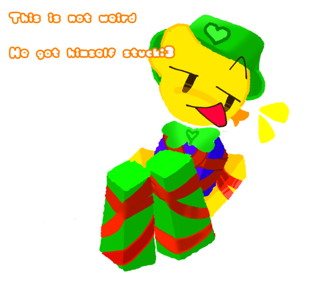 My Roblox oc being silly