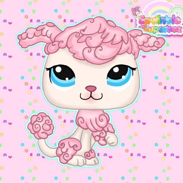Poodle #048 (Littlest Pet Shop)