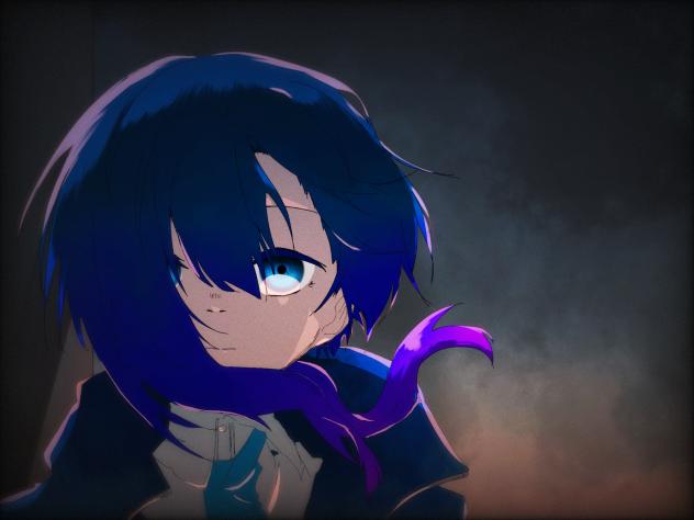 黄昏を見る