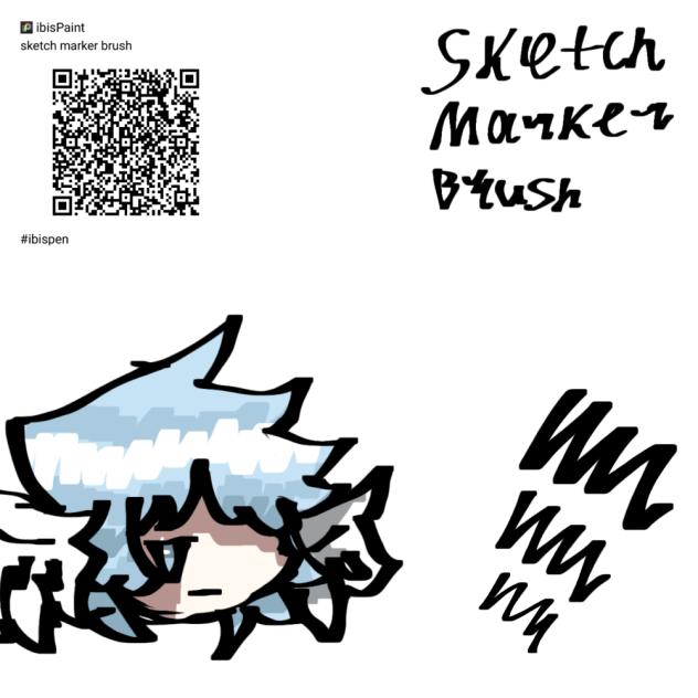 sketch marker brush - ibisPaint