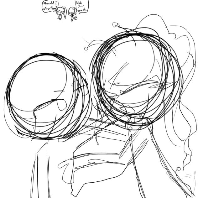 Just Hakune being deredere 🗿🗿sketch