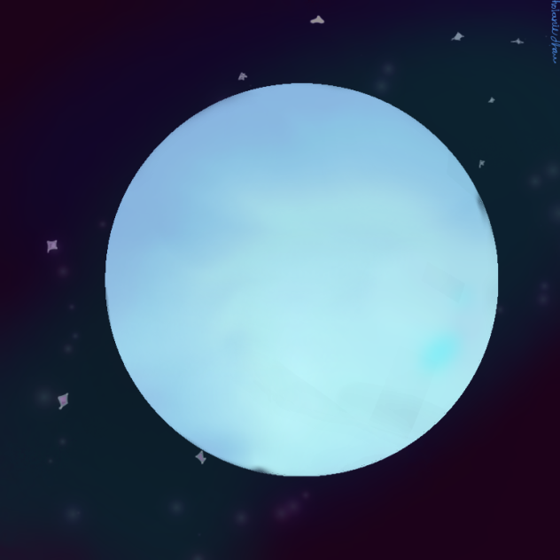the moon - ibisPaint
