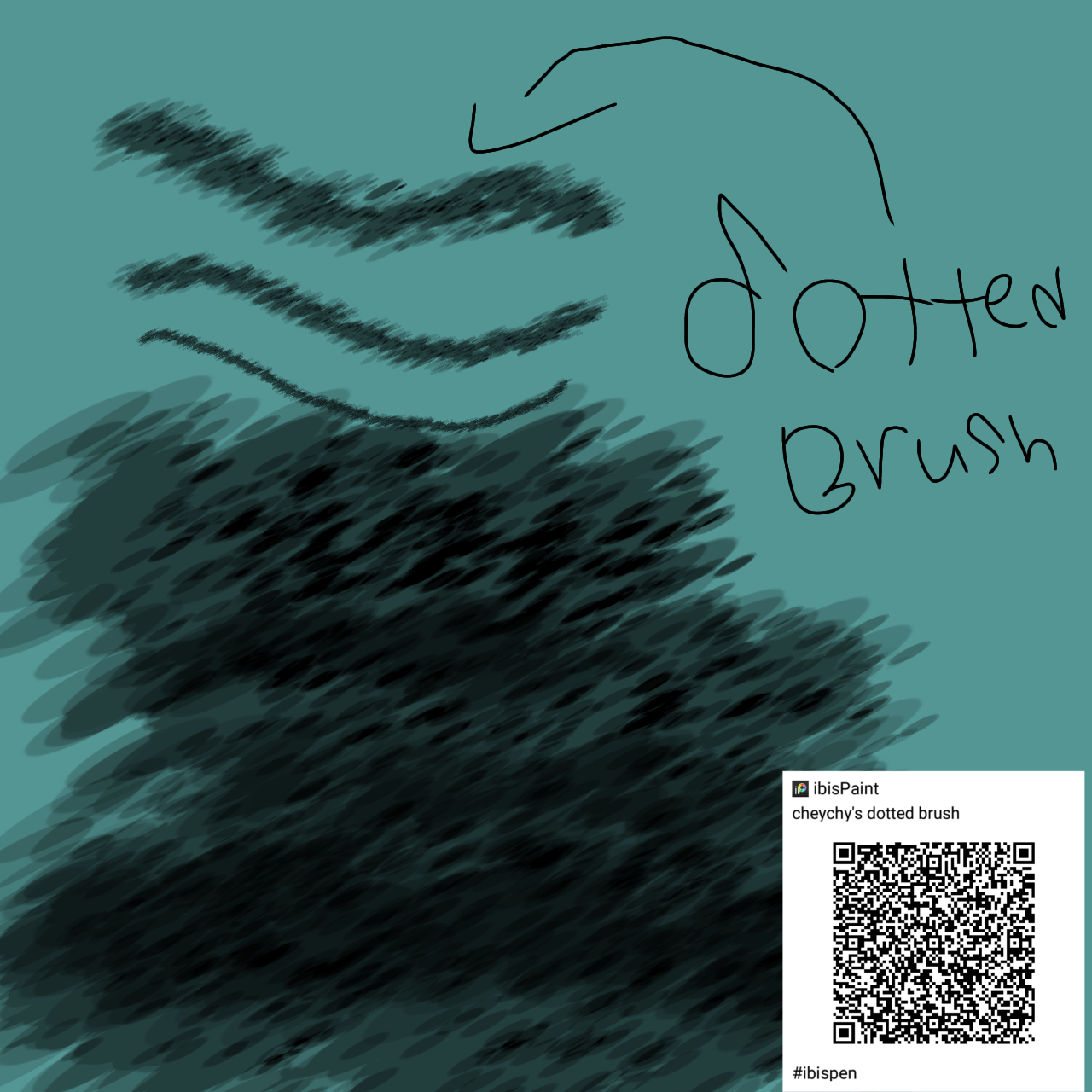 dotted brush!!!!🍄🍄🍄🍄🍄 - ibisPaint