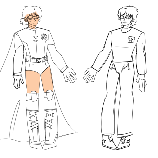 old concept art for robin costume