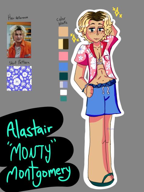 Surfer Babe— Monty (new oc)