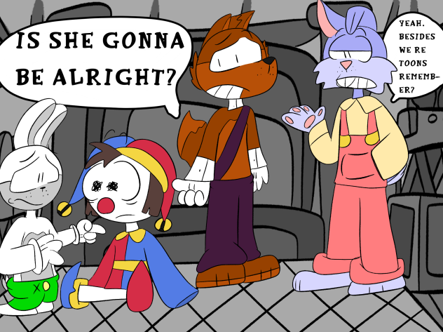 The amazing animated circus fan art