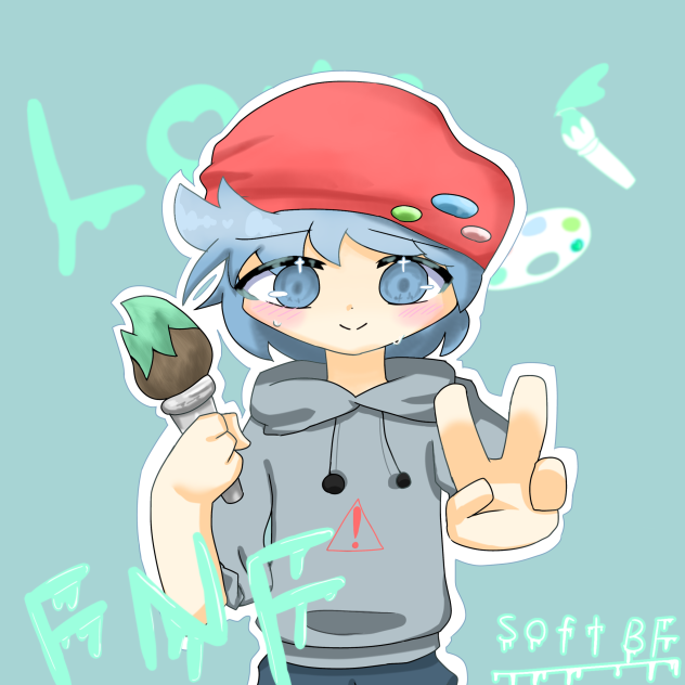 リク絵1！ソフティ〜！