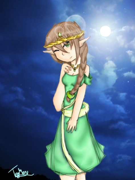 Speed Draw- Anime elf