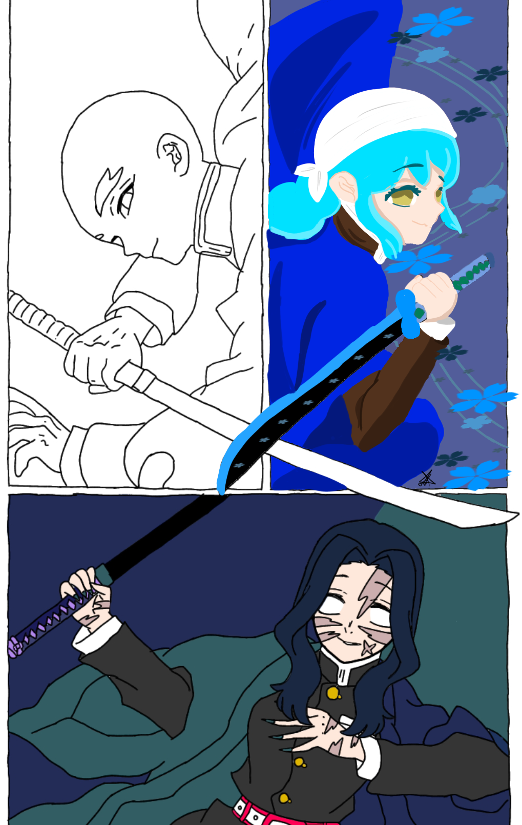 COLLAB again collab over there - ibisPaint