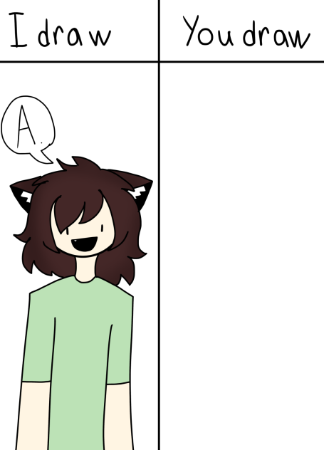 I draw vs you draw