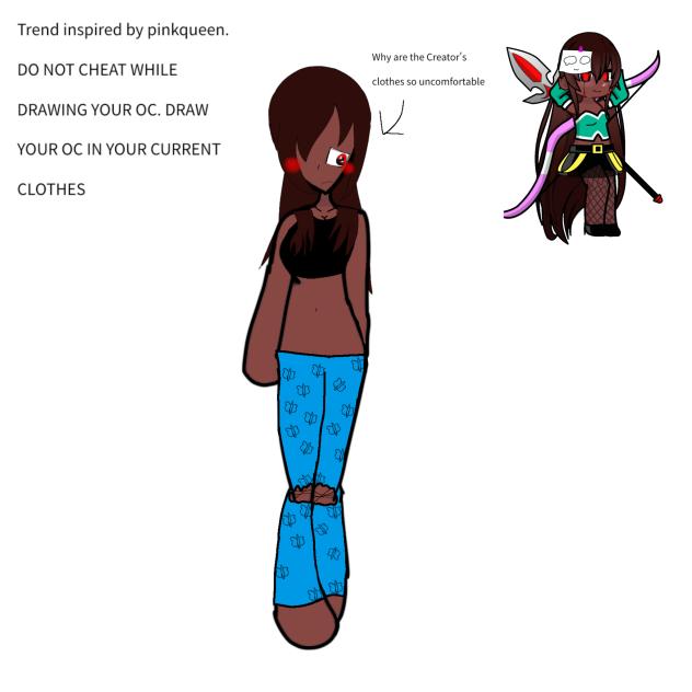 Trend draw your OC in your clothes - ibisPaint
