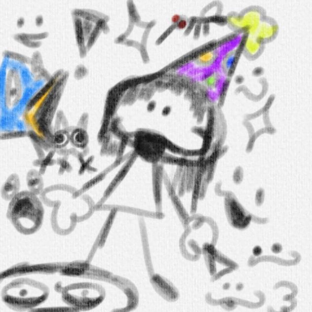 bday art!!!  i was one day late