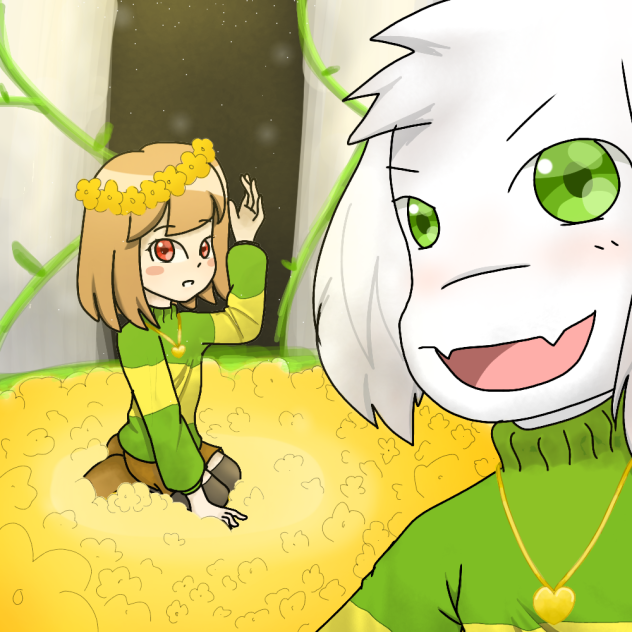 Chara & Asriel