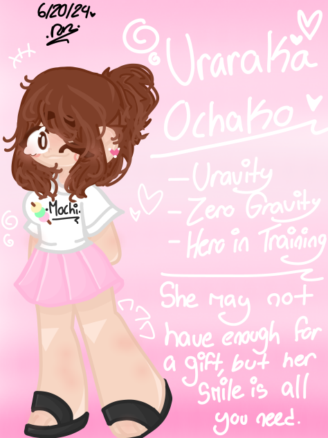•Seat 5 - Ochako Uraraka•