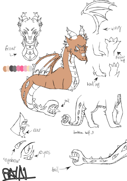 old dragon concept (wip)