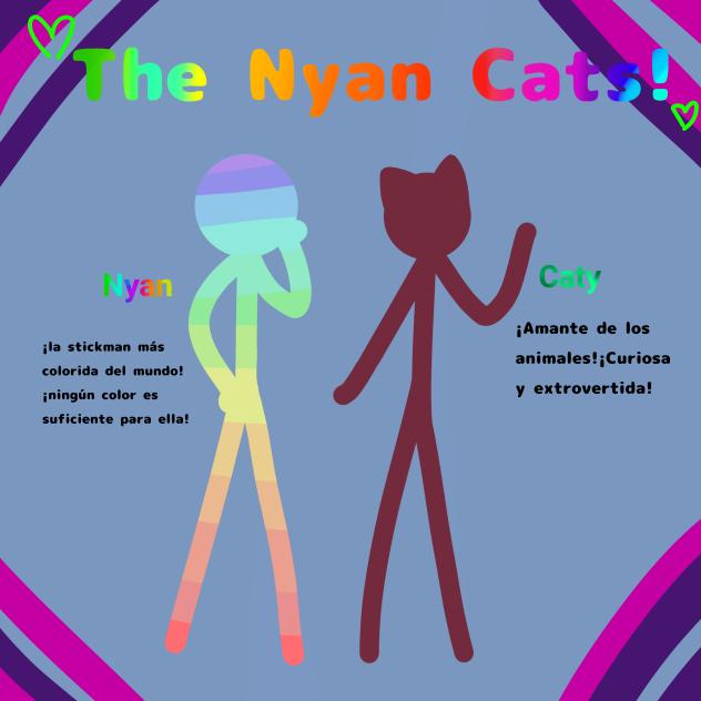The Nyan Cats!-Alan Becker fan OCs