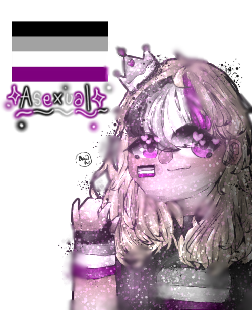 LGBTQ+ Flags as Characters - Asexual