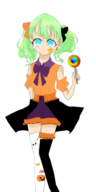 ハロウィン塗ってみた！