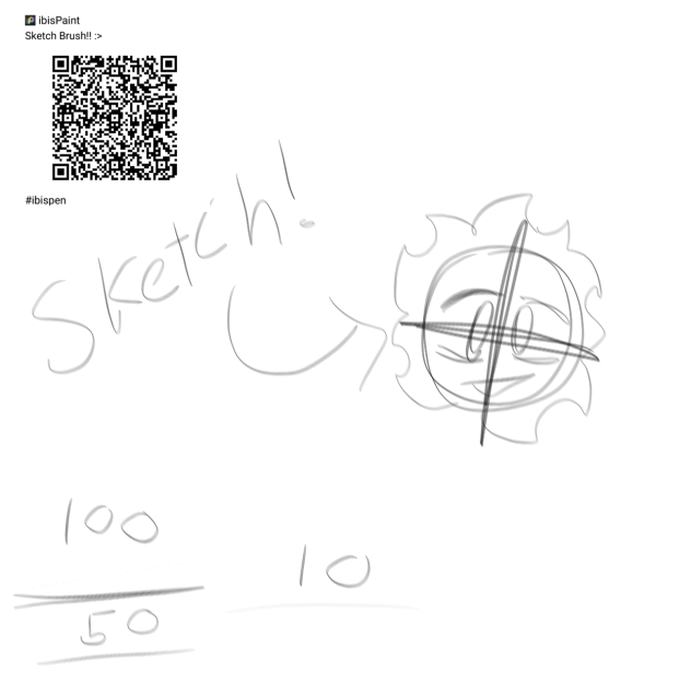 Sketching Brush!!! ibisPaint
