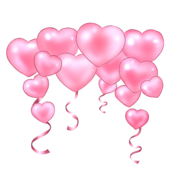 pink heart Ballons decoration