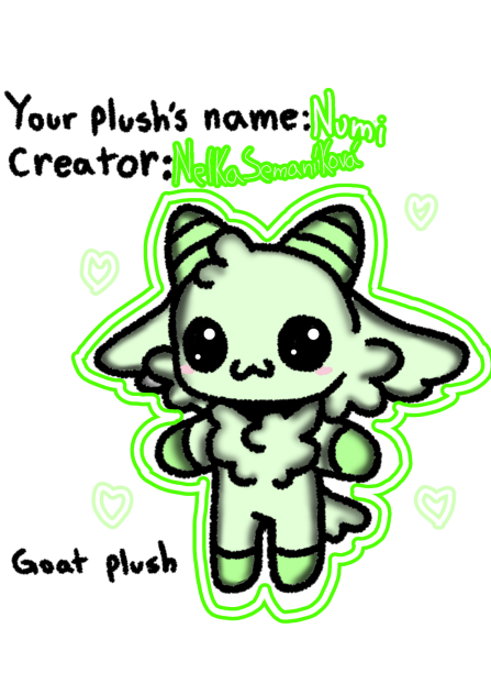 My lil goat plush - ibisPaint