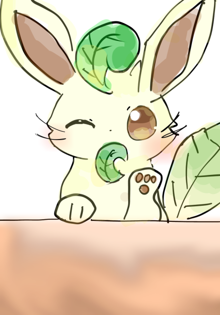 リーフィア猫
