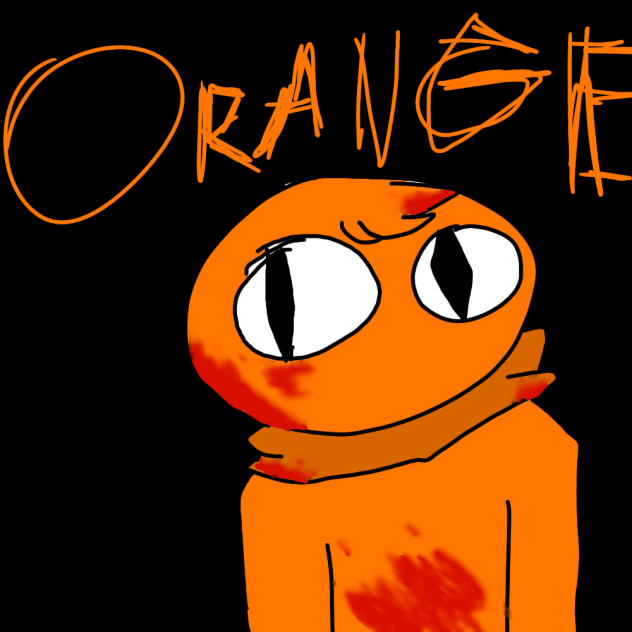 Rainbow friends orange