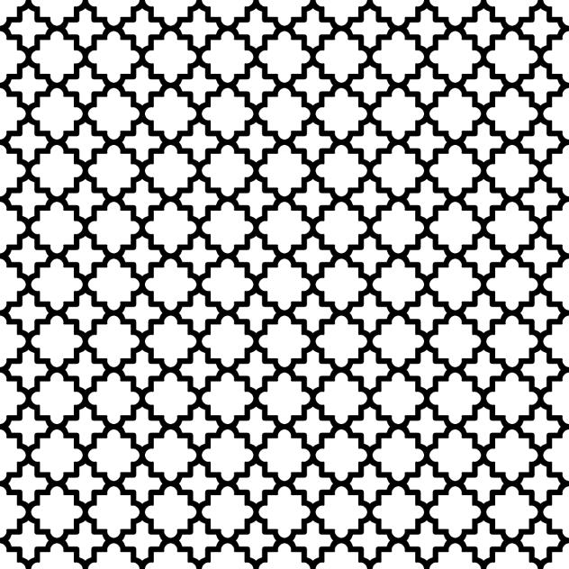 Moroccan quatrefoil pattern 1 a