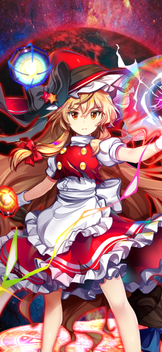 東方 魔理沙 紅 スマホ画面用1 Ibispaint 東方 魔理沙 紅 スマホ画面用1 Ibispaint
