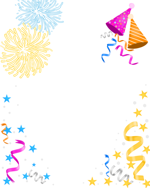 new year frame
