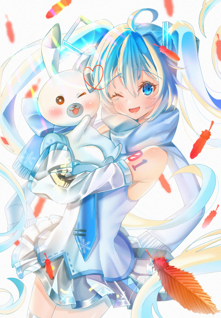 雪ミク×赤い羽根募金