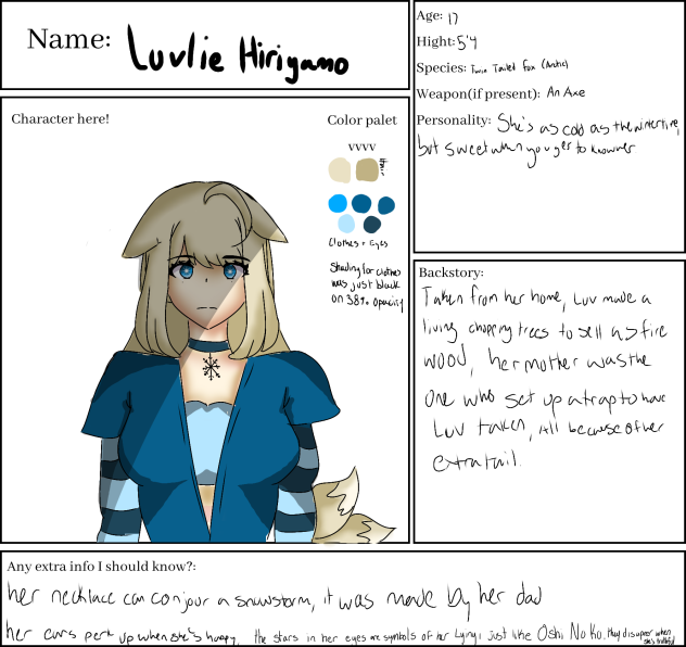 My character design for Hilts and Blades.2023.07.15-19.20