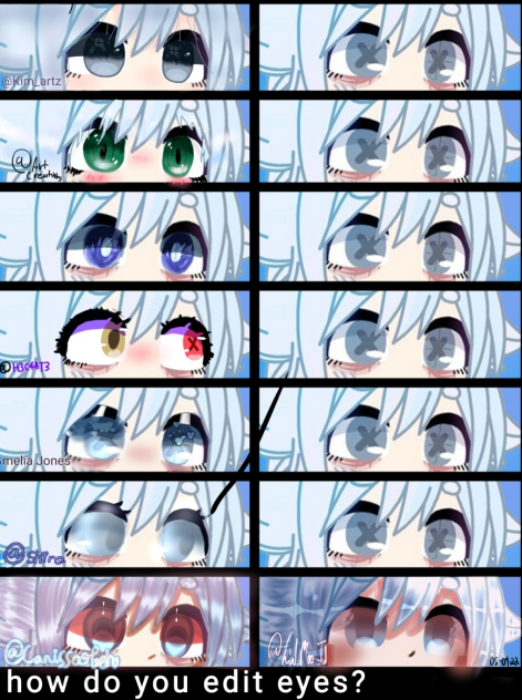 How do you edit eyes collab ✨