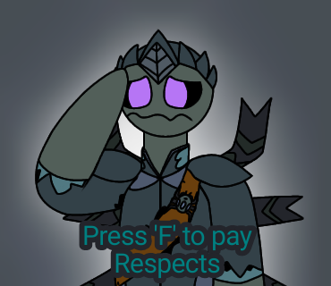 F in the chat
