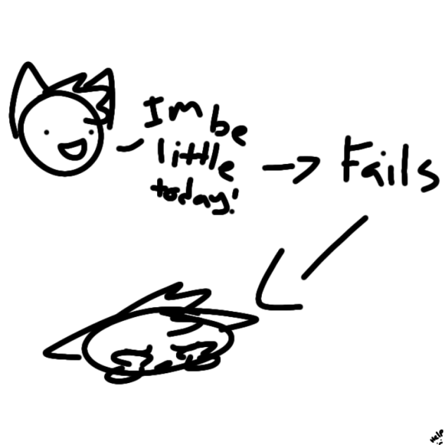 i wanted to be smoll..