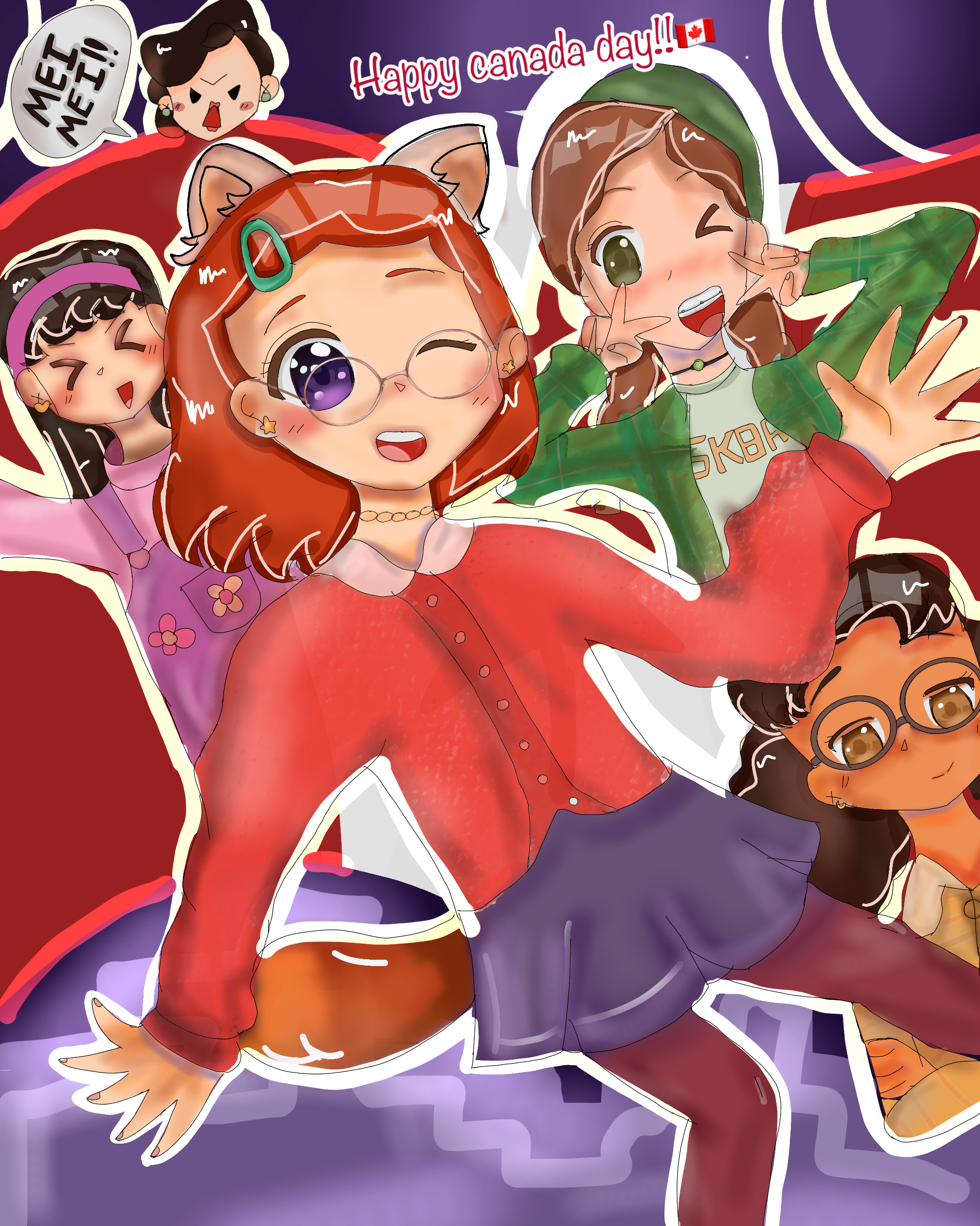 Turning red! 🇨🇦 - ibisPaint